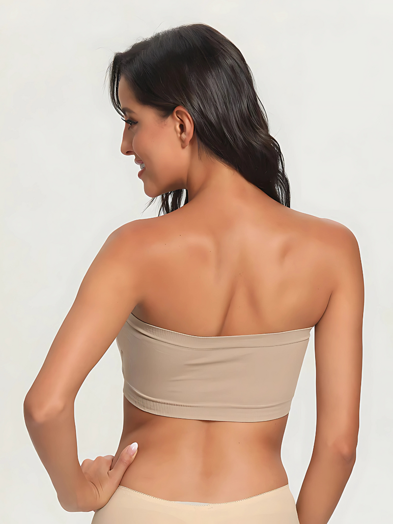 Sujetador Bandeau sin tirantes con soporte y comodidad (PACK DE 3)